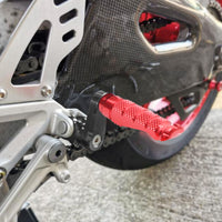Fit Honda CBR1000RR CBR600RR RFIGHT 40mm Extension Front Red Foot Pegs - MC Motoparts