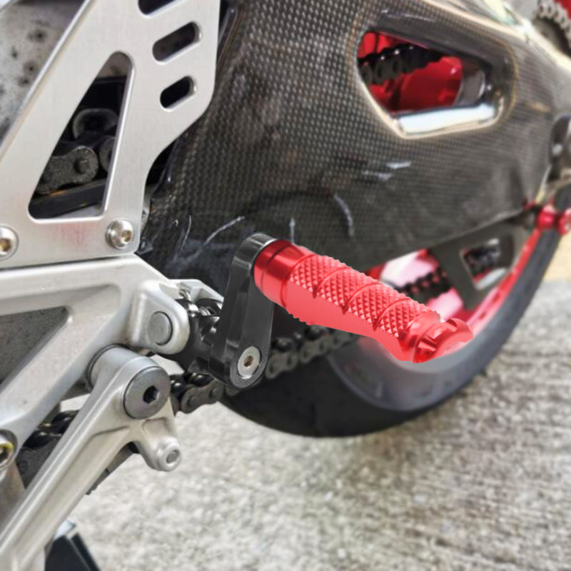 Fit Honda CBR1000RR CBR600RR RFIGHT 40mm Extension Front Red Foot Pegs - MC Motoparts