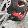 Fit Ducati Monster 600 821 S2R S4R RFIGHT 40mm Extension Front Red Foot Pegs - MC Motoparts