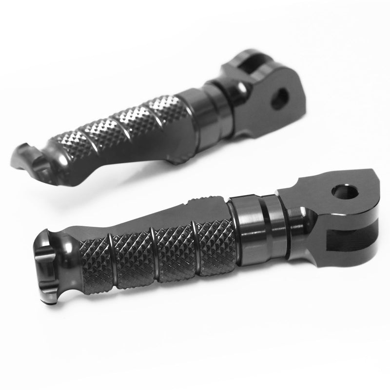 Fits Honda CBR1000RR CBR600RR RFIGHT Front Black Foot Pegs - MC Motoparts