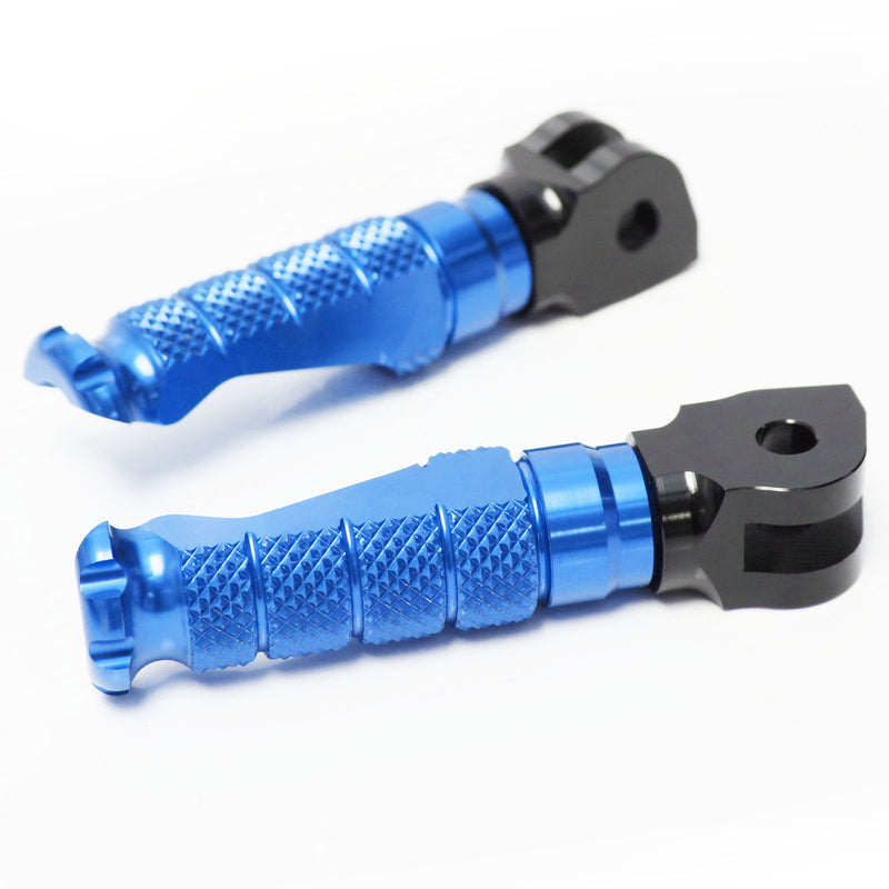 Fits Suzuki GSF1200 GSF650 GSR750 RFIGHT Front Blue Foot Pegs - MC Motoparts