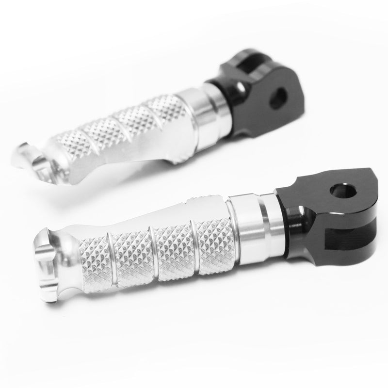 Fits Ducati 1199 1299 Panigale RFIGHT Front Silver Foot Pegs - MC Motoparts
