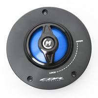 Blue fuel cap Fit Honda CBR Fireblade CBR1000RR-R REVO Logo Engraved Quick Release Fuel Cap