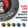 Red fuel cap Fit Honda VFR800F 2014-2020 REVO Logo Engraved Quick Release Fuel Cap