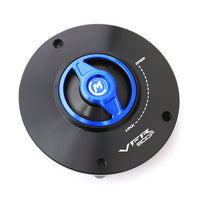 Blue fuel cap Fit Honda VFR800F 2014-2020 REVO Logo Engraved Quick Lock Fuel Cap