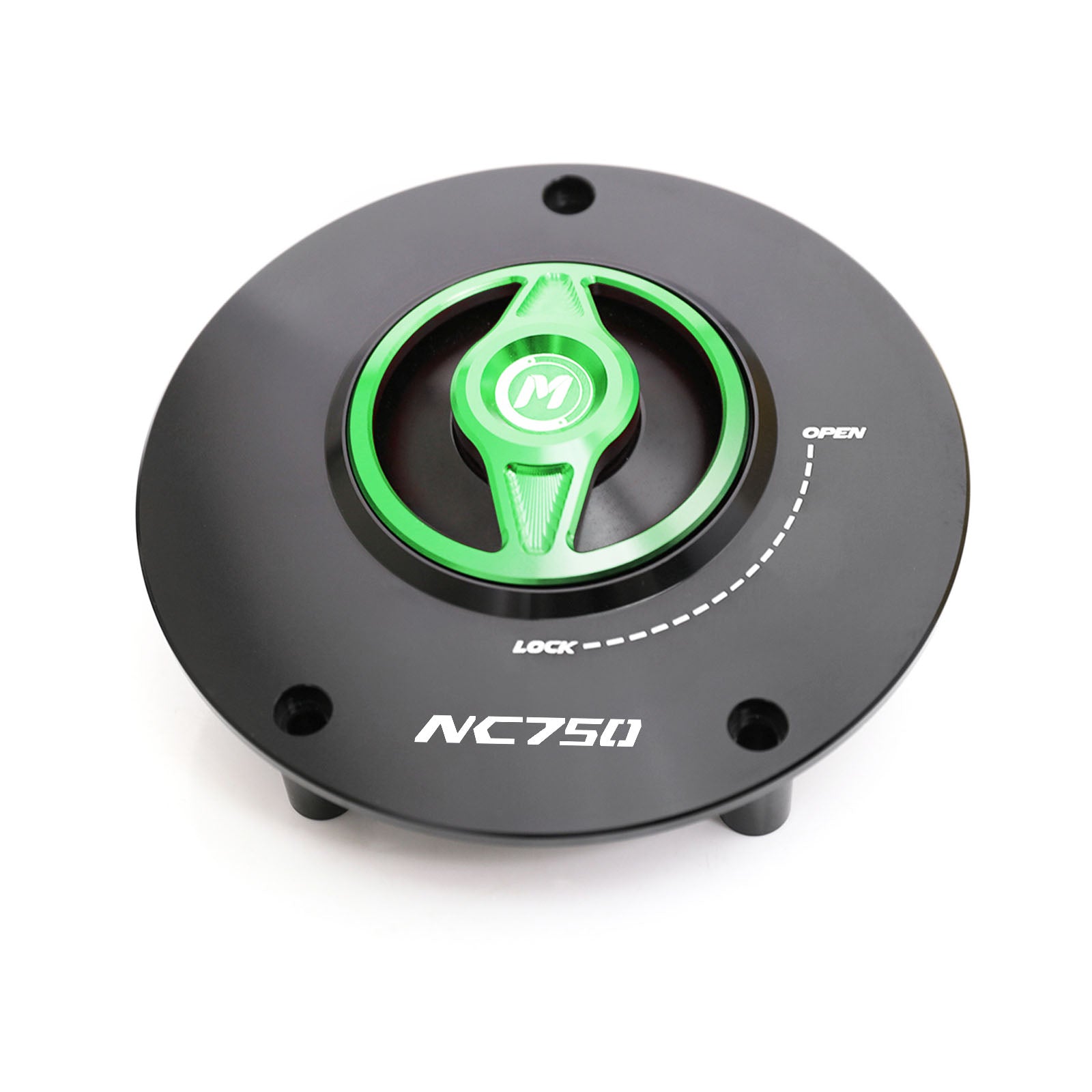 Green fuel cap Fit Honda NC750 2015-2020 REVO Logo Engraved Quick Lock Fuel Cap