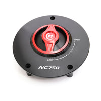 Red fuel cap Fit Honda NC750 2015-2020 REVO Logo Engraved Quick Lock Fuel Cap