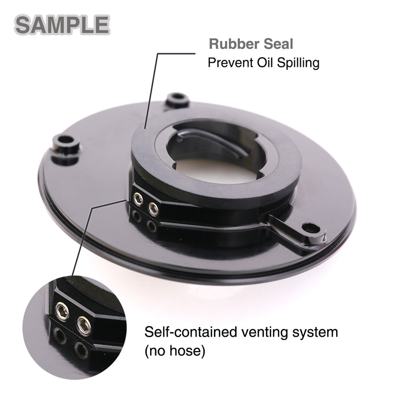 Detail of fuel cap Fit Honda NC750 2015-2020 REVO Logo Engraved Quick Lock Fuel Cap