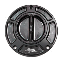 Black Colored Fit Honda Africa Twin 2016-2020 Logo Engraved Keyless Fuel Tank Cap - MC Motoparts