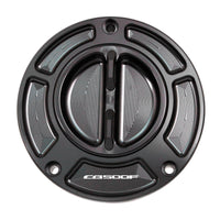 Black Fuel Cap Fit Honda CB500F 2016-2020 Logo Engraved Keyless Fuel Tank Cap - MC Motoparts