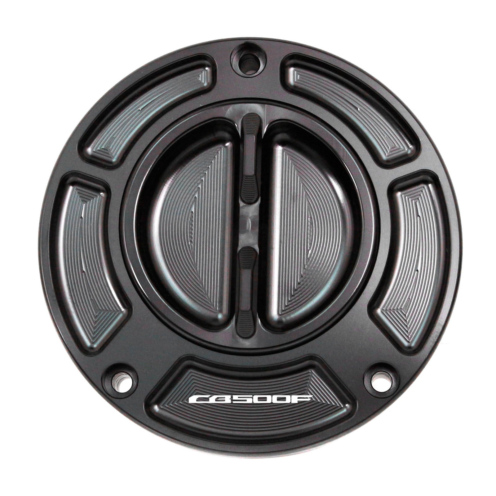 Black Fuel Cap Fit Honda CB500F 2016-2020 Logo Engraved Keyless Fuel Tank Cap - MC Motoparts