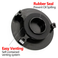 Black Honda CBR1000RR Fireblade 14-21 Keyless Fuel Tank Cap - MC Motoparts