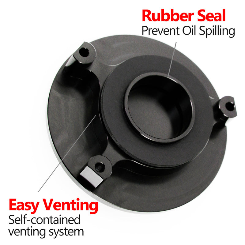 Black Honda CBR1000RR Fireblade 14-21 Keyless Fuel Tank Cap - MC Motoparts
