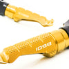 Ducati 1098 EVO R S 07-09 engraved front rider Gold Foot Pegs