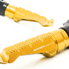 Ducati 1299 Panigale 15-19 engraved front rider Gold Foot Pegs