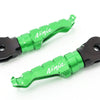 Kawasaki Ninja ZX-6R ZX-9R logo engraved front foot pegs