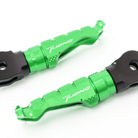 Aprilia TUONO engraved front rider foot pegs