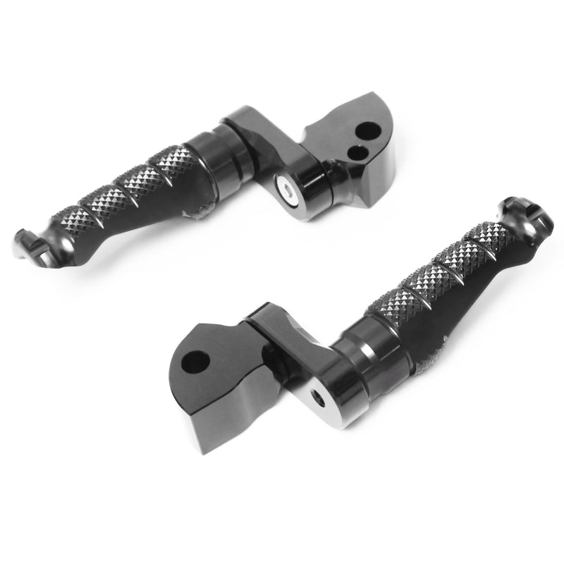 Fits BMW F800R R1200R 25mm Adjustable Rear R-FIGHT Black Foot Pegs