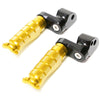 Fits Aprilia Dorsoduro 750 900 Tuono V4R 25mm Extension Rear R-FIGHT Gold Foot Pegs