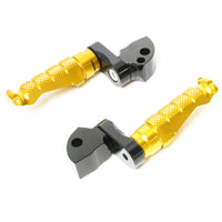 Fits BMW F800R R1200R 25mm Adjustable Rear R-FIGHT Gold Foot Pegs