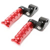 Fits Ducati 1198 1299 899 Panigale 25mm Extension Rear R-FIGHT Red Foot Pegs