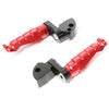 Fits Ducati Scrambler SportTouring 25mm Adjustable Rear R-FIGHT Red Foot Pegs