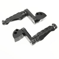 Fits BMW F800R R1200R 40mm Adjustable Rear R-FIGHT Black Foot Pegs