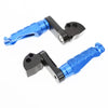 Fits Ducati Hypermotard 821 Multistrada Icon 40mm Adjustable Rear R-FIGHT Blue Foot Pegs