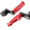 Fits Buell XB12R XB9S S1 S3 M2 40mm Adjustable Rear R-FIGHT Red Foot Pegs