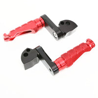 Fits Honda CBR1000RR CBR250R 40mm Adjustable Rear R-FIGHT Red Foot Pegs