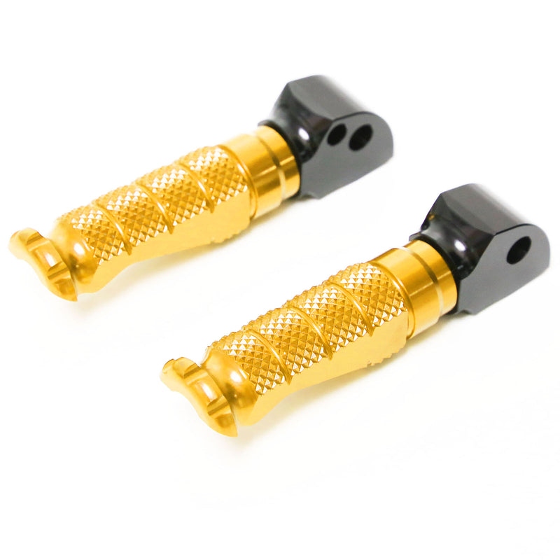 Fits Kawasaki ZX-6R ZX-7R Ninja 300R Rear R-FIGHT Gold Foot Pegs