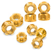 gold mc motoparts honda monkey rear sprocket nut axle nut and sprocket nut kit set