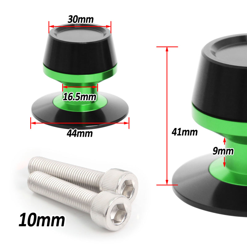 Fits Kawasaki Z1000SX Z750R Z750S Racing Route 10mm Swingarm Spools