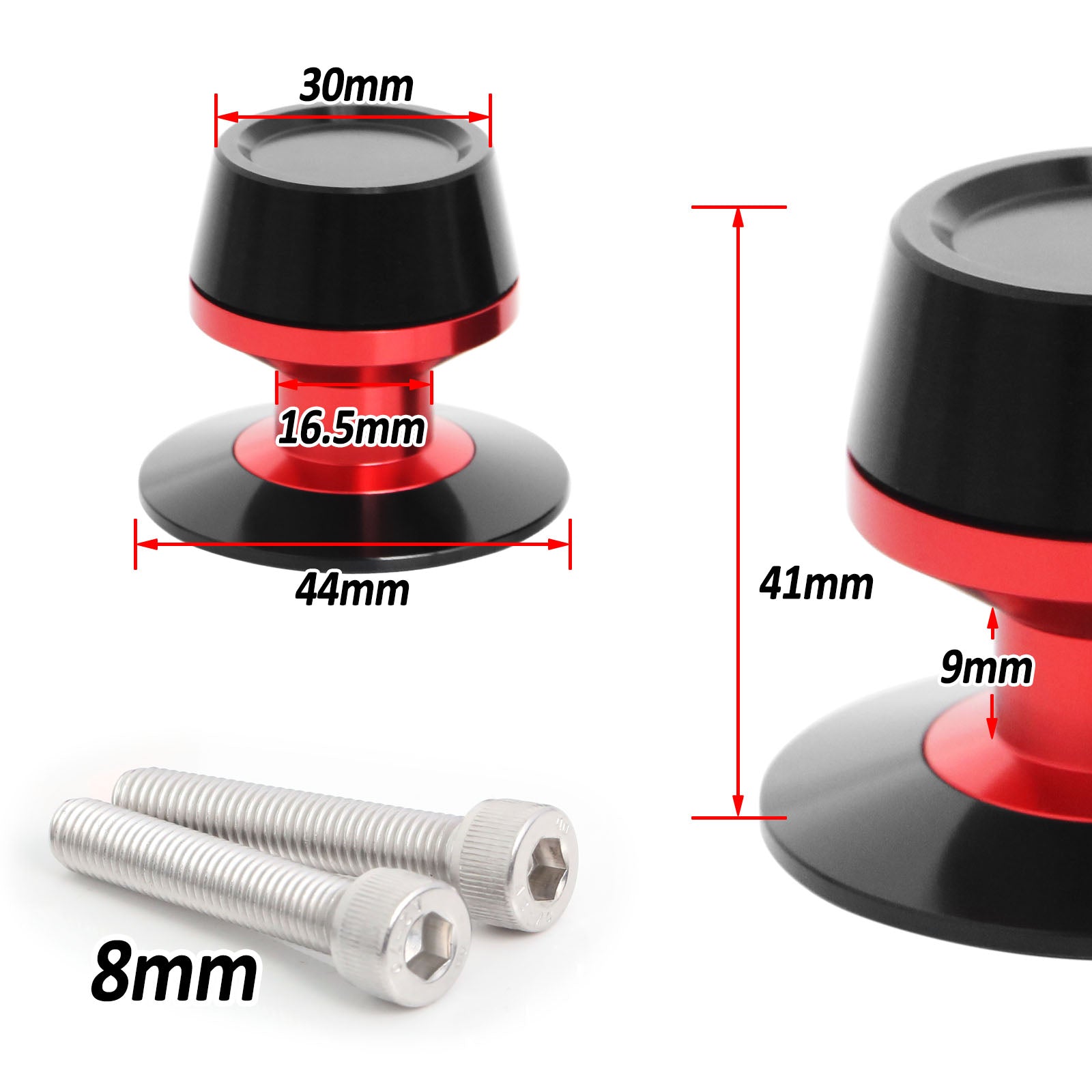 Fits Kawasaki Ninja 400 650 1000 Z1000 Z400 Z900 Racing 8mm Swingarm Spools