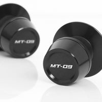 Fit Yamaha MT-09 Tracer Logo Engraved S-Fight 6mm Swingarm Spools - MC Motoparts