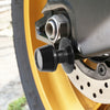 Fit Kawasaki Z800 13-16 Logo Engraved S-Fight 8mm Swingarm Spools - MC Motoparts