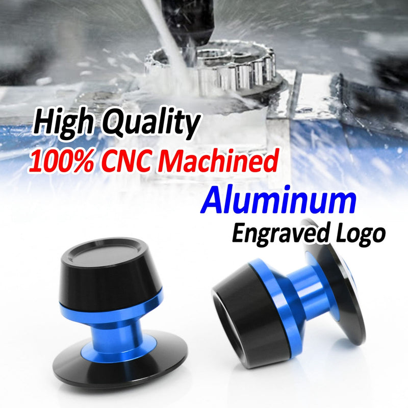 Fit Yamaha YZF R1 19-20 Logo Engraved S-Fight 6mm Swingarm Spools - MC Motoparts
