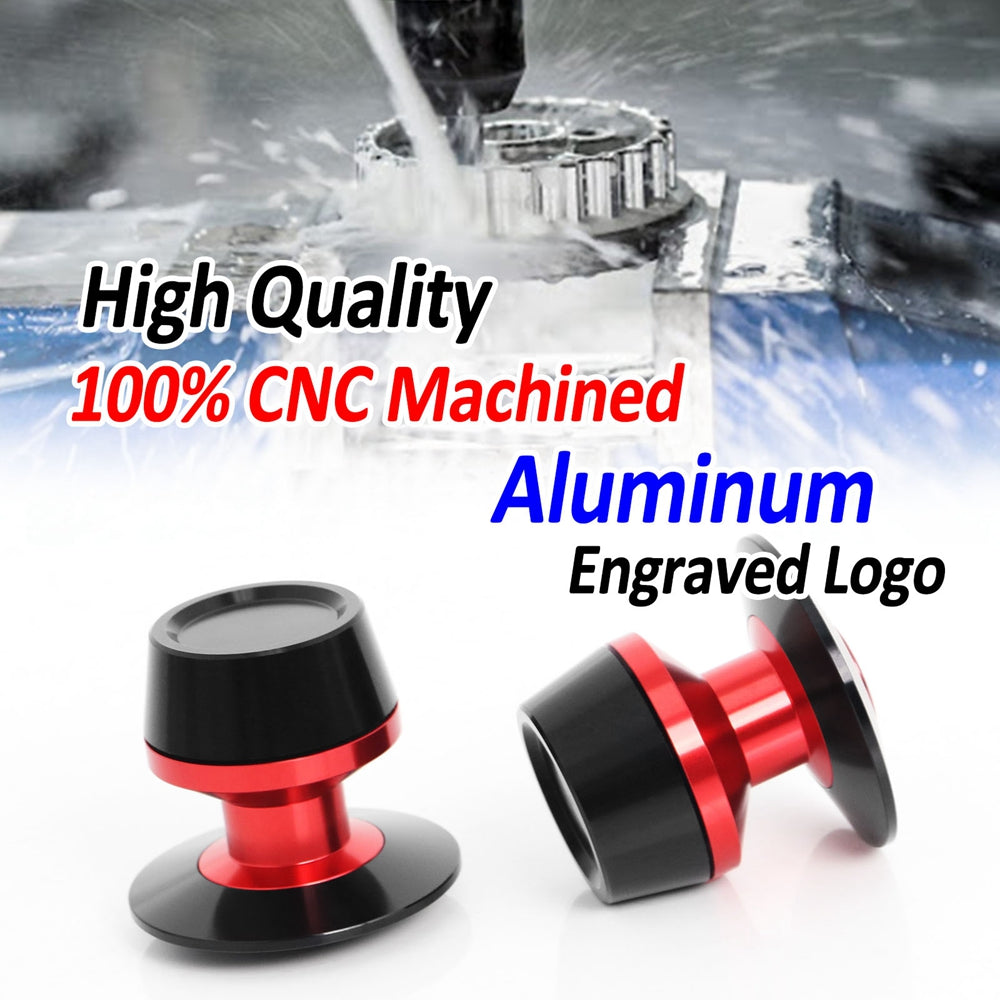Fit Yamaha XSR900 16-20 Logo Engraved S-Fight 6mm Swingarm Spools - MC Motoparts