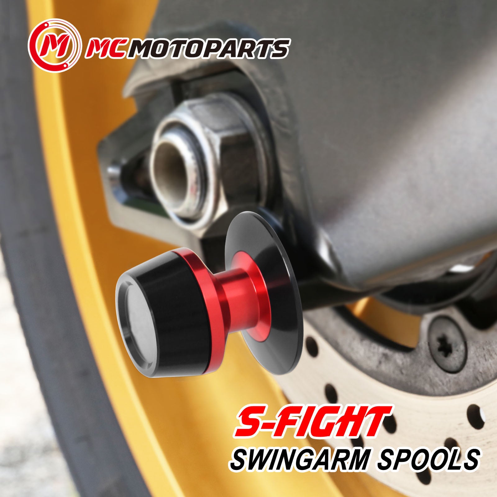 Fits Honda CBR1000RR CBR600RR Racer Bike 8mm Swingarm Spools
