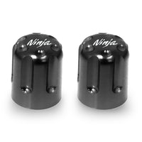 Fit Kawasaki Ninja 650 400 300 Engraved Logo Tire Valve Stem Caps - MC Motoparts