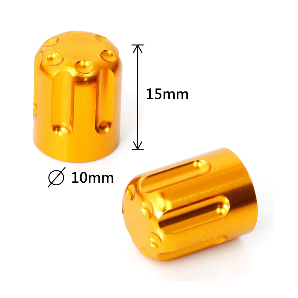 Fit Kawasaki Z1000 Z900 Z800 Z650 Engraved Logo Tire Valve Stem Caps - MC Motoparts
