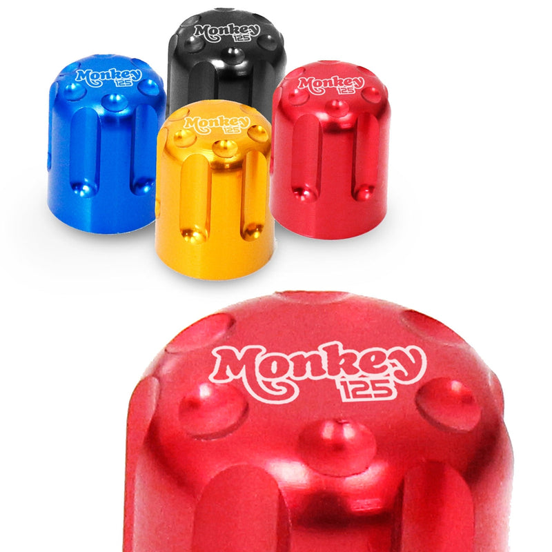 Fit Honda Monkey 125 Engraved Logo Tire Valve Stem Caps - MC Motoparts