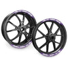 Arrow Pattern 17'' Wheel Front & Rear Removable Rim Sticker Set - MC Motoparts