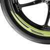 Robotic Pattern 17 inch Wheel Front & Rear Removable Rim Sticker Set - MC Motoparts