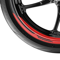 Robotic Pattern 17 inch Wheel Front & Rear Removable Rim Sticker Set - MC Motoparts
