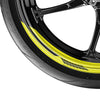 Robotic Pattern 17 inch Wheel Front & Rear Removable Rim Sticker Set - MC Motoparts