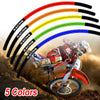 Fits Suzuki DR-Z 400 2000-2004 MX Dirt Bike Rim Skin Stickers