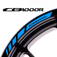 Fit Honda CB1000R Logo Stripes Wheel Rim Edge Sticker - MC Motoparts