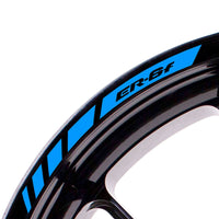 Fit Kawasaki ER-6F Logo Strips Wheel Rim Edge Sticker - MC Motoparts