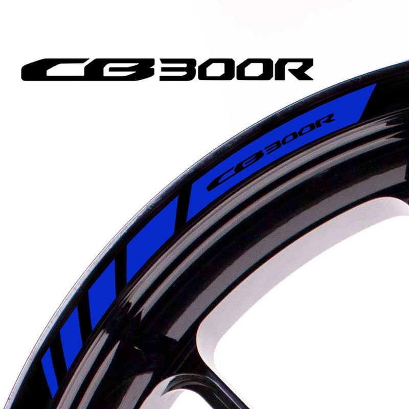 Fit Honda CB300R Logo Stripes Wheel Rim Edge Sticker - MC Motoparts